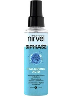 Nirvel Biphase Hyaluronic Acid Leave In Conditioner Spray για Επανόρθωση για Ξηρά & Ταλαιπωρημένα Mαλλιά 100ml