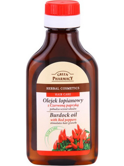 Green Pharmacy Olive Care Red Peppers Ξηρό Λάδι Μαλλιών κατά της Πιτυρίδας 100ml