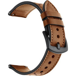 Tech-Protect Leather Λουράκι Δερμάτινο Brown (Samsung Galaxy Watch 4 / 5 / 5 Pro / 6 / 7 / FE)