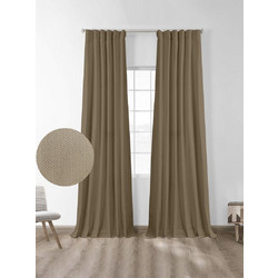 Sunshine Home Κουρτίνα Συσκότισης με Τρέσα 145x280 Εκρού
