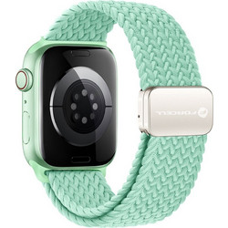 Forcell F-DESIGN FA02 Λουράκι Υφασμάτινο Pistachio (Apple Watch 42 / 44 / 45 / 49mm)