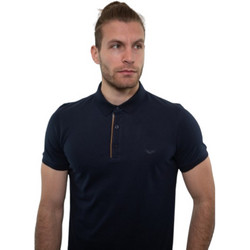 Side Effect Ανδρική Μπλούζα Polo Κοντομάνικη Navy Μπλε 3230-02