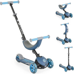 Byox Motion 4in1 Αναδιπλούμενο Παιδικό Πατίνι Τρίτροχο με Κάθισμα Μπλε