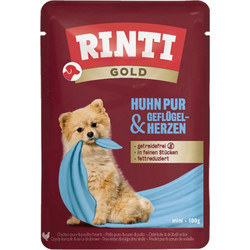 Rinti Gold Pouch Chicken & Chicken Hearts 100gr