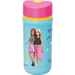 Stor Barbie Παιδικό Παγούρι Πλαστικό BPA Free Τιρκουάζ Φούξια 390ml