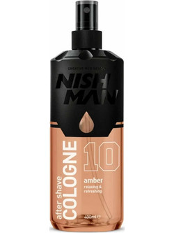 Nish Man Amber 10 After Shave Cologne 400ml