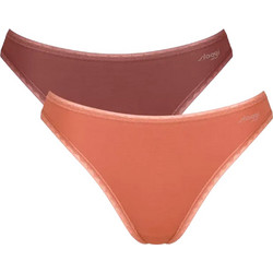 Sloggi Go Βαμβακερά Γυναικεία Slip 2Pack 10207351-M005