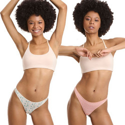 Walk Γυναικεία String Ροζ 2Pack W2013-57