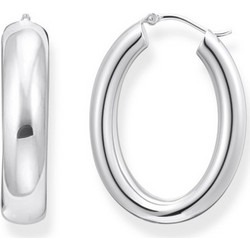 Thomas Sabo Γυναικεία Σκουλαρίκια Κρίκοι Ασημί CR739-001-21