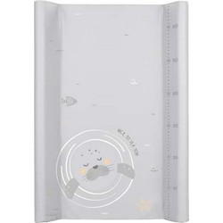 KikkaBoo Seally Me Σκληρή Αλλαξιέρα Μωρού Πλαστική 70x50cm Γκρι