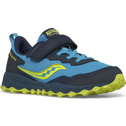 Saucony Παιδικά Αθλητικά Παπούτσια Μπλε Lime SK267907
