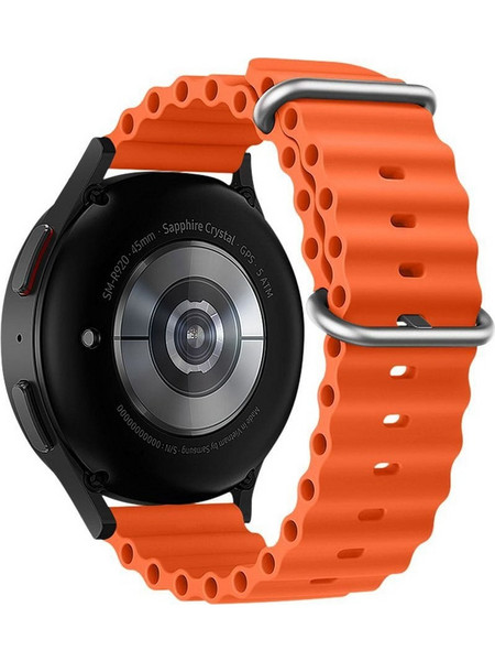 Hoco WH01 Flexible Series Λουράκι Σιλικόνης Orange (Universal 20mm)