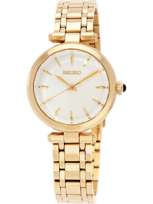 Seiko Discover Γυναικείο Ρολόι με Ασημί Μεταλλικό Μπρασελέ SRZ554P1