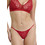 Walk Γυναικείο Sexy String με Δαντέλα Κόκκινο W2047-44