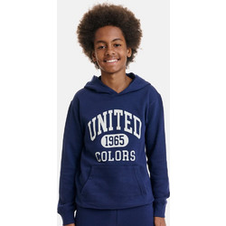 Benetton Παιδικό Φούτερ με Κουκούλα Navy Μπλε 3J68C203N-252