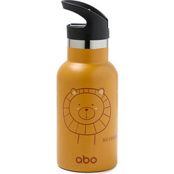 Abo Have A Roarsome Day Παιδικό Παγούρι Θερμός Ανοξείδωτο BPA Free Πορτοκαλί 350ml