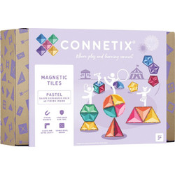 Connetix Magnetic Tiles Pastel Shape Expansion 48τμχ