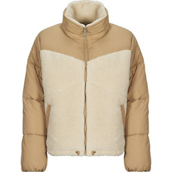 Only Siena Γυναικείο Μπουφάν Χειμωνιάτικο Puffer Κοντό Μπεζ 15322083