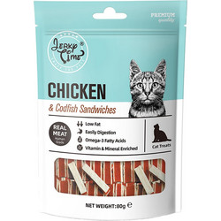 Jerky Time Chicken & Codfish Sandwich 80gr