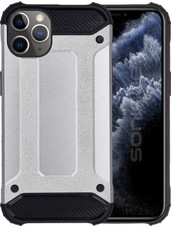 Sonique Heavy Armor Back Cover Silver (iPhone 11 Pro Max)