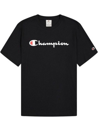 Champion Ανδρικό Αθλητικό T-Shirt Μαύρο 220256-KK001