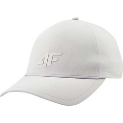 4F Καπέλο Jockey Υφασμάτινο Λευκό 4FWSS24ACABU268-83S