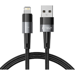 Tech-Protect Braided USB-A to Lightning Cable 12W 1m Grey 9490713934166