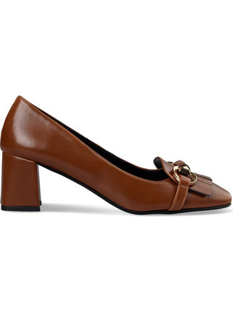 Envie Shoes Γόβες Δερμάτινες με Χοντρό Χαμηλό Τακούνι Ταμπά E02-20831-28