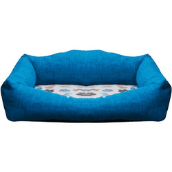 Madpet Classic Καναπές Κρεβάτι Σκύλου Πετρόλ 60x43cm
