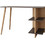 Pakoworld Volet Γραφείο Ξύλινο με Βιβλιοθήκη 114x56x76cm 197-000274