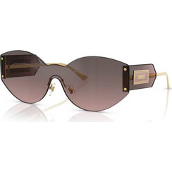 Versace VE2276 100258 Γυναικεία Γυαλιά Ηλίου Cat Eye Κοκάλινα Χρυσά με Μαύρο Φακό
