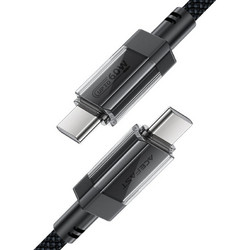 Acefast C12-03 Braided USB-C to USB-C 60W 1.2m Black 6974316283317