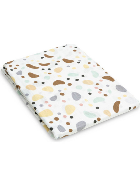 Sensillo Stones Πάνα Αγκαλιάς από Μουσελίνα Λευκή 120x120cm 099240