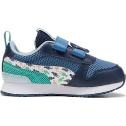 Puma R78 Playmobil Παιδικά Αθλητικά Παπούτσια για Τρέξιμο Μπλε Πράσινο Mint 398782-01
