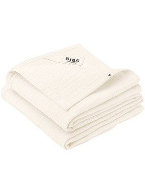 BIBS Πάνες Αγκαλιάς από Μουσελίνα Λευκές 70x70cm 2τμχ