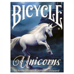 Bicycle Anne Stokes Unicorns Τράπουλα Πλαστικοποιημένη Μπλε 1042740
