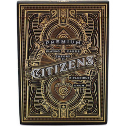theory11 Citizens Τράπουλα Πλαστικοποιημένη Χρυσή 1044837
