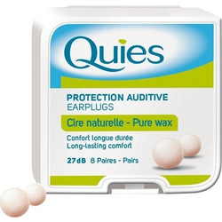Quies Anti Noise Ωτοασπίδες Κέρινες 16τμχ Μπεζ