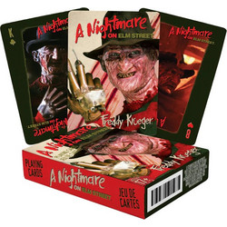 Aquarius Horror Nightmare On Elm Street Τράπουλα Πλαστικοποιημένη Μαύρη 840391105171