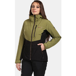 Kilpi Γυναικείο Μπουφάν Χειμωνιάτικο Softshell Μακρύ Αδιάβροχο Χακί Μαύρο UL0113KI-GRN