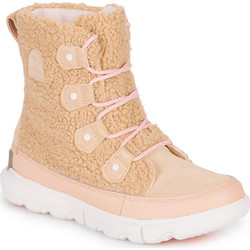 Sorel Γυναικεία Μποτάκια Χιονιού Suede Nude με Γούνα 1959361260