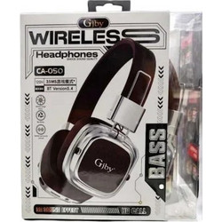 Gjby CA-050 Ασύρματα Bluetooth Ακουστικά Sports On Ear Καφέ