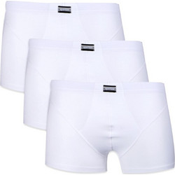 Minerva Ανδρικά Μποξεράκια Σετ 3Pack Λευκά 90-23026-05