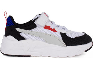 Puma Trinity Lite MID 90s Παιδικά Sneakers Λευκά Μαύρα Μπλε 400660-01