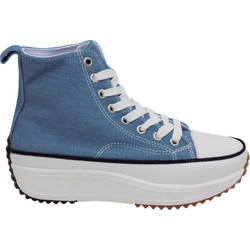 Jomix Γυναικεία Sneakers Flatforms Μποτάκια Γαλάζια C8588