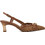 Tamaris Γόβες Slingback Δερμάτινες με Λεπτό Χαμηλό Τακούνι Ταμπά 1-29634-44-305