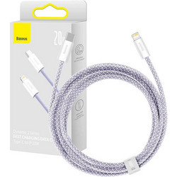 Baseus Dynamic 2 Series Braided USB-C to Lightning Cable 20W 2m Purple CALD040305