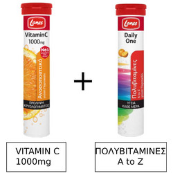 Lanes Daily One Orange 20s + Vitamin C 1000mg 20 Αναβράζοντα Δισκία