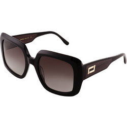 Lancel LA91043-C01 Γυναικεία Γυαλιά Ηλίου Τετράγωνα Κοκάλινα Μαύρα με Μαύρο Φακό