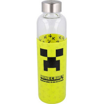 Stor Minecraft Παιδικό Παγούρι Γυάλινο BPA Free Κίτρινο 585ml